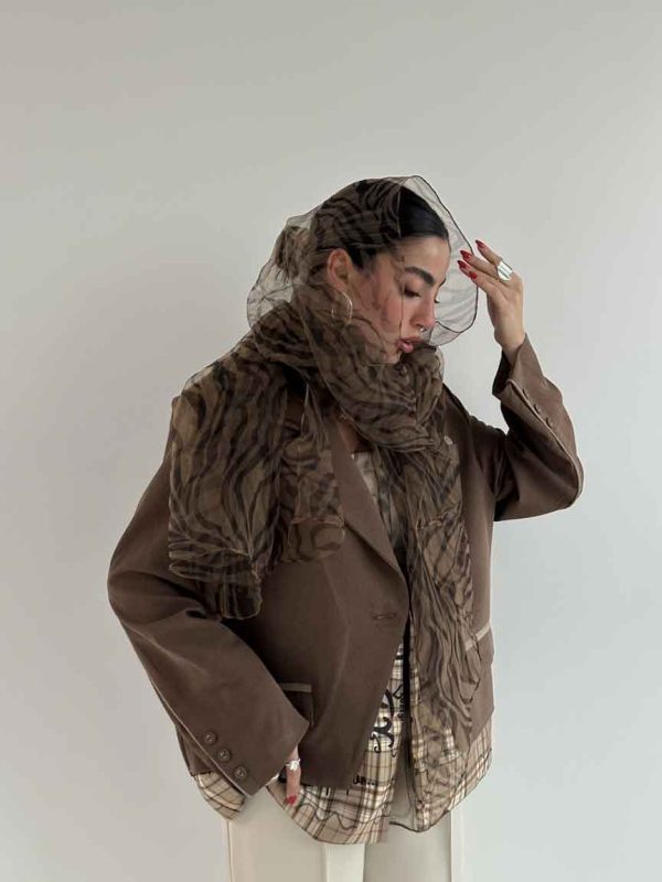 شال حریر ZEBRA کد 310415