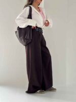 شلوار گاباردین کمردوبل کد 101735 - Image 5