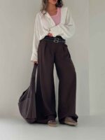 شلوار گاباردین کمردوبل کد 101735 - Image 6