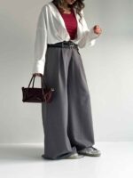 شلوار گاباردین کمردوبل کد 101735 - Image 18