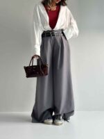 شلوار گاباردین کمردوبل کد 101735 - Image 19