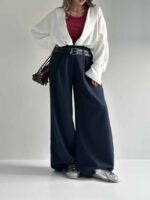 شلوار گاباردین کمردوبل کد 101735 - Image 9