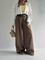 شلوار گاباردین کمردوبل کد 101735 - Image 12