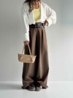 شلوار گاباردین کمردوبل کد 101735 - Image 13