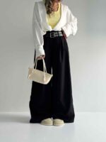 شلوار گاباردین کمردوبل کد 101735 - Image 16