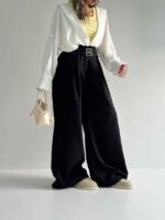 شلوار گاباردین کمردوبل کد 101735 - Image 17