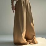 شلوار پارچه ای کمر پیله کد 101738