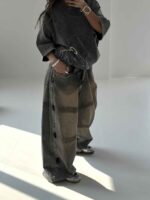 شلوار جین دورنگ کد 101739 - Image 3