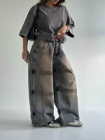 شلوار جین دورنگ کد 101739