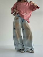 شلوار جین دورنگ کد 101739 - Image 6