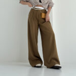 شلوار پارچه ای مرواریدی کد 101730