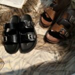 صندل سگک دار پوست ماری کد 140987