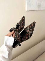 کفش پاشنه بلند سگک دارکد 140981 - Image 6
