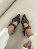 کفش پاشنه بلند سگک دارکد 140981 - Image 5
