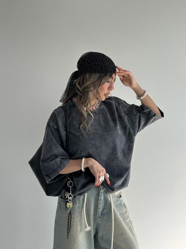 تیشرت سنگ شور YOU کد 180473