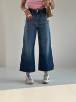 شلوار جین کراپ بگ کد 101751 - Image 3