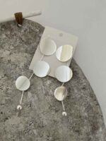 گوشواره SILVER FLORA کد 310427 - Image 4