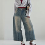 شلوار جین برمودا کد 101760