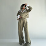 ست کت و شلوار یقه مردانه کد 160750