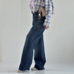 شلوار جین کراپ بگ کد 101752