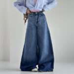 شلوار جین فول بگ کد 101749