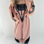 ست کت و اورال 2 رنگ کد 160753