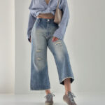 شلوار جین واید لگ کد 101779