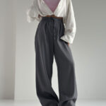 شلوار پیله ای بنددار کد 101728