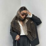 شال حریر طرحدار کد 310411