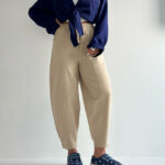 شلوار 2 بند لینن کد 101798