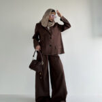 ست کت و شلوار لینن کد 160758