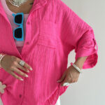 شومیز مراکشی آستین دکمه 220518