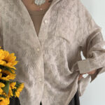 شومیز تک جیب کرکره ای کد 220520