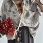 شومیز آستین دکمه کد 220526