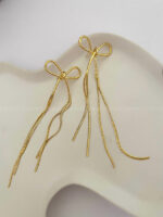 گوشواره پاپیونی ریش دار کد 310470 - Image 3