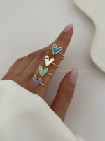 انگشتر قلبی کد 310480