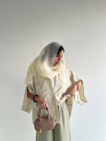 شومیز لینن آبرنگی کد 220544 - Image 9