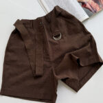 شلوارک کمربندی کد 101834