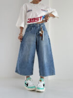 شلوار جین برمودا کد 101836 - Image 8