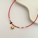 گردنبند مینیمال صدفی کد 310497