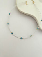 گردنبند مرواریدی طرح دار کد 310483 - Image 4