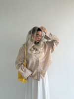 شومیز 4 خونه پشت چاک کد 220523 - Image 2
