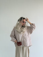 شومیز 4 خونه پشت چاک کد 220523 - Image 11