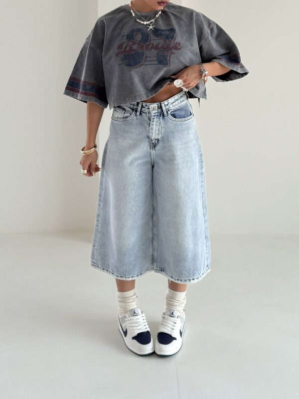 شلوارجین برمودا ICE WIDE کد 101837