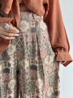 شلوار پارچه ای طرحدار کد 101805 - Image 11