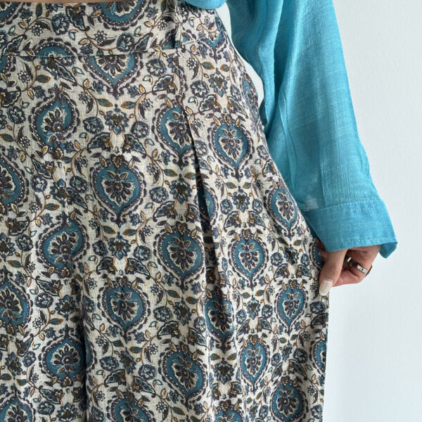 شلوار پارچه ای طرحدار کد 101805