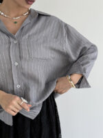 شومیز نواردار PERRY کد 220496 - Image 4