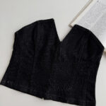 دکلته جین زیپدار کد 180493