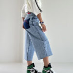 شلوار جین برمودا کد 101820