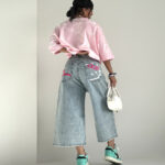 شلوار جین برمودا KITTY کد 101821